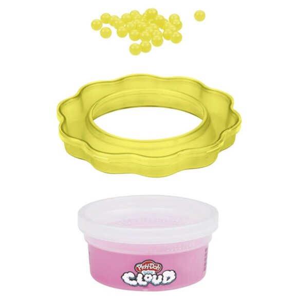 Play-Doh Super Cloud Kit Bubblegum Scented, Mix-In Beads Pink Yellow 2-PACK NEW - Picture 6 of 16